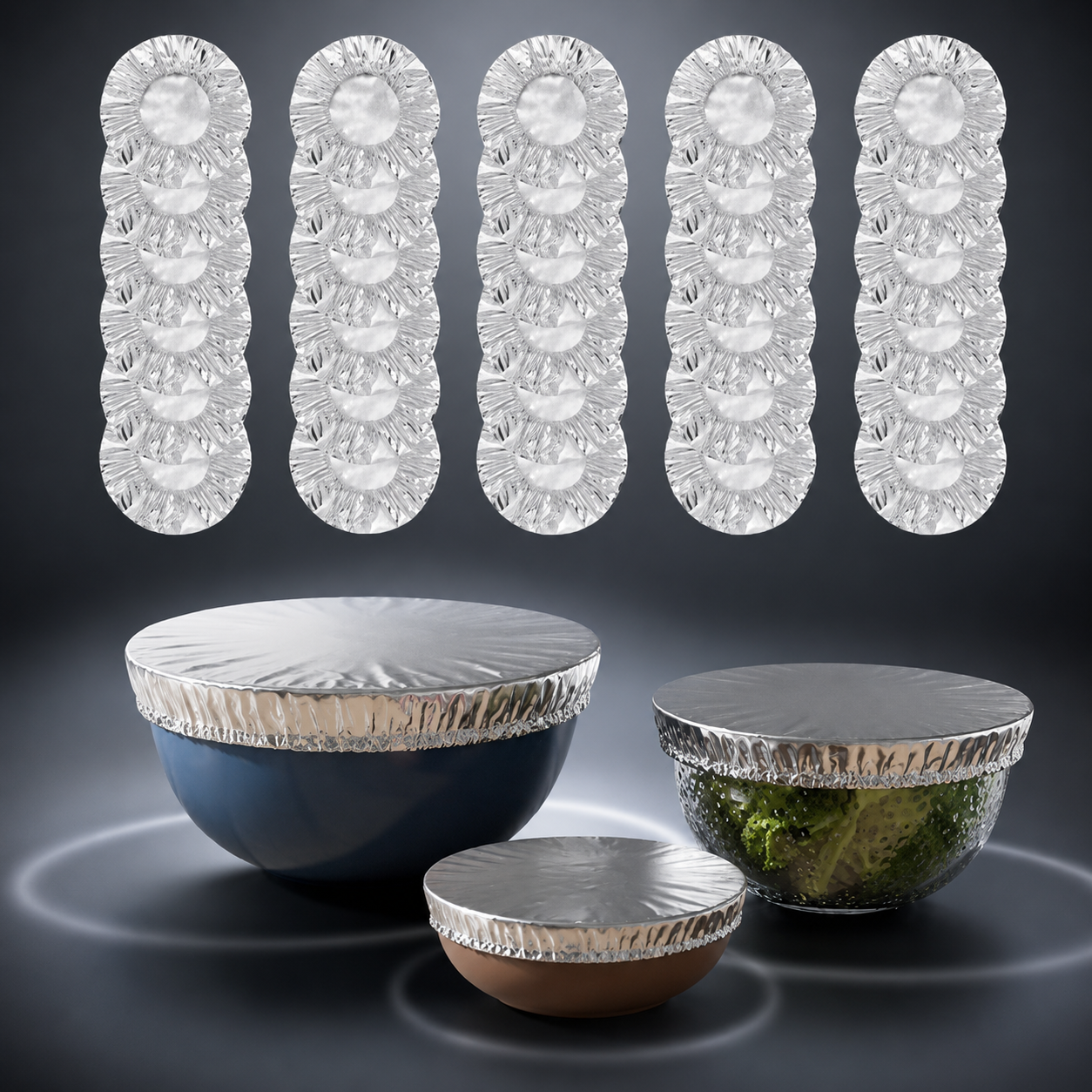 Reusable Aluminium Foil Food Storage Cover