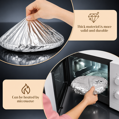 Reusable Aluminium Foil Food Storage Cover