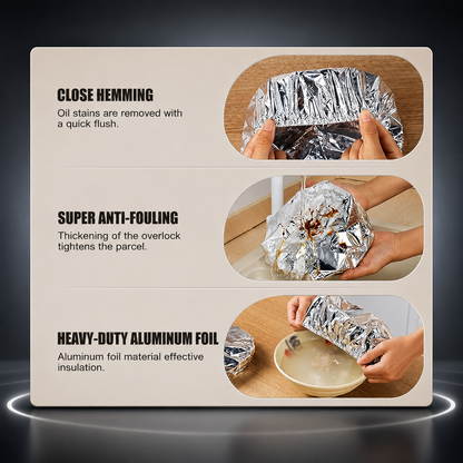 Reusable Aluminium Foil Food Storage Cover